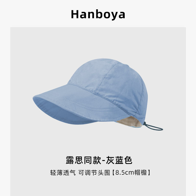 Mianma --Zhao Lusi Same Style Bucket Hat Women's Sun Protection UV Protection Bucket Hat Sun Hat Breathable Outdoor Quick-drying Sun Hat