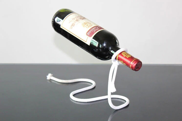 Floating Wine Holder Wine Rack Bracket Wine Bottle Holder Home Decoration Stand Shelf Table Decor Display Gift