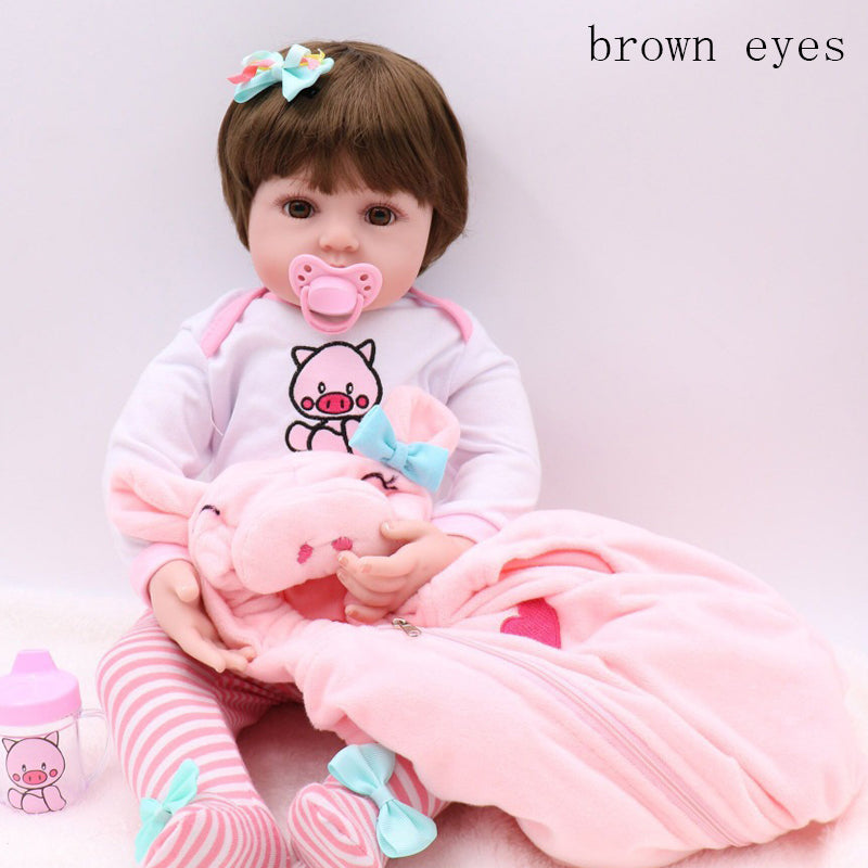 Cute Silicone Simulation Baby Doll Children Toy