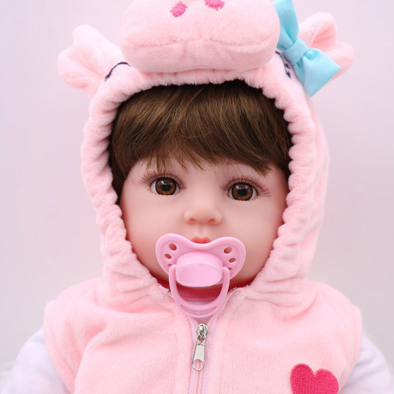 Cute Silicone Simulation Baby Doll Children Toy