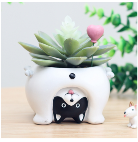 Cartoon flower pot