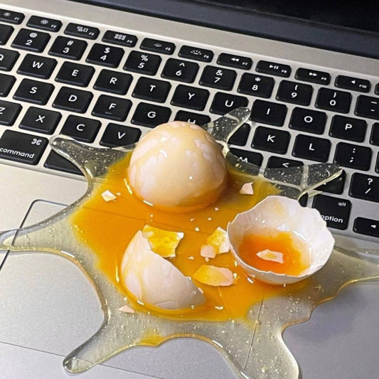 Cracked Egg Phone Stand Prank Toy