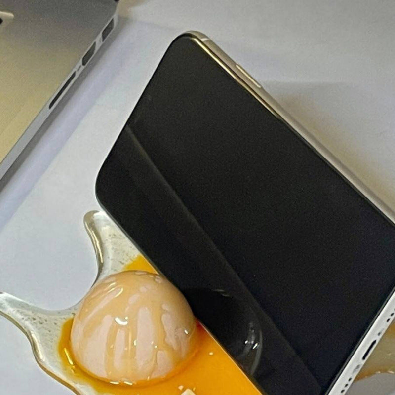 Cracked Egg Phone Stand Prank Toy