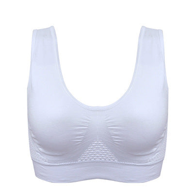 3D gather shockproof vest bra