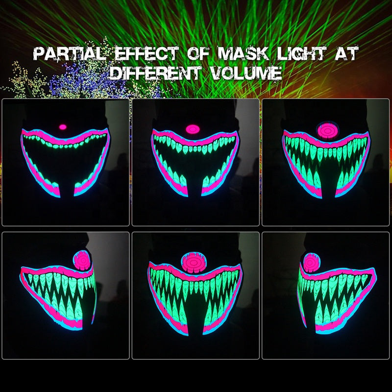 Halloween Glowing Party Mask