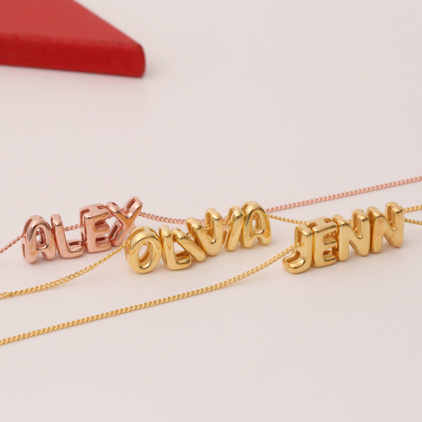 DIY Personalized Stainless Steel English Letter Necklace