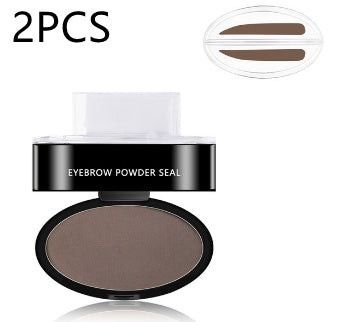 Eyebrow Powder Stamp Tint Stencil Kit Cosmetics Professional Makeup Waterproof Eye Brow Stamp Lift Eyebrow Enhancers Stencil Kit