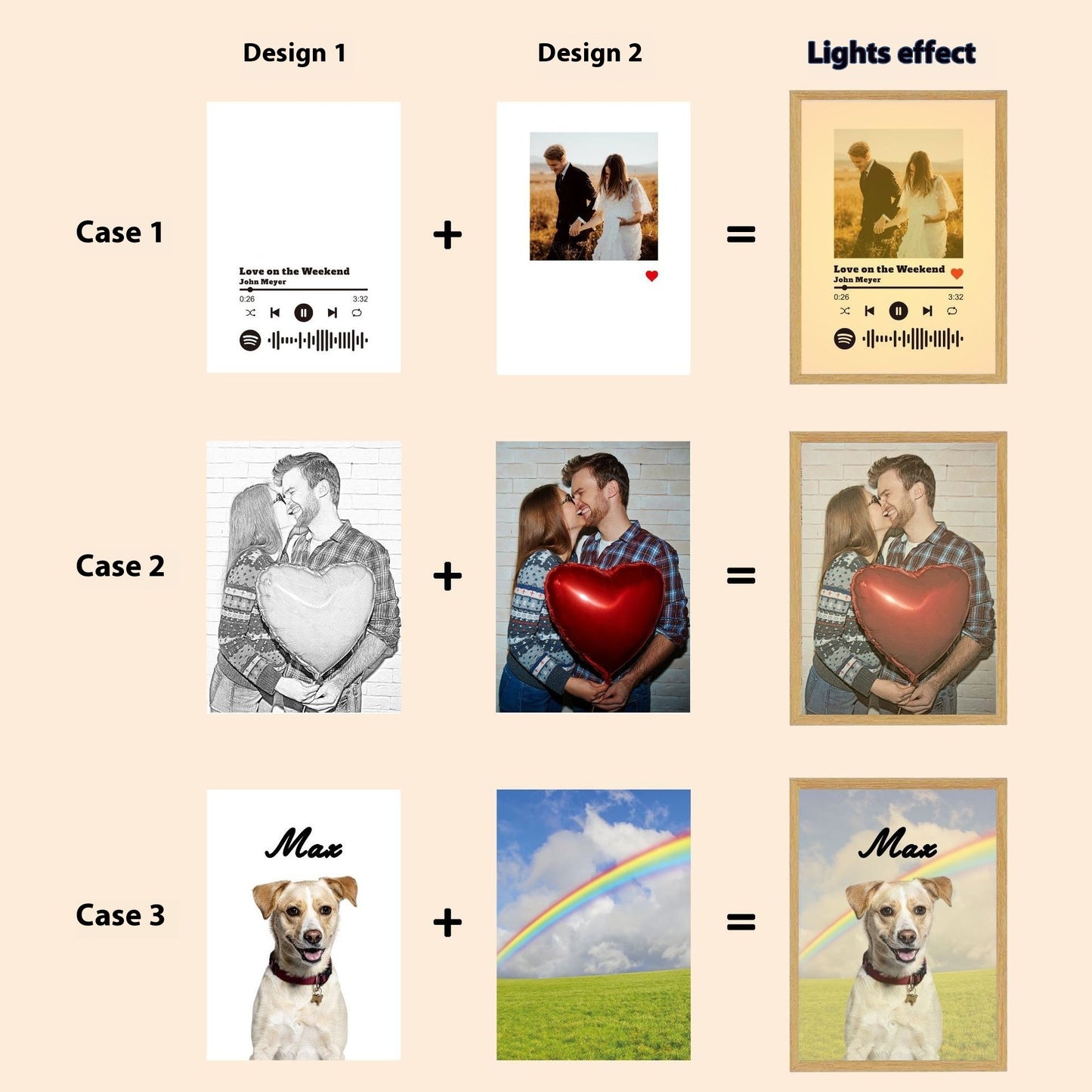 Light Painting Christmas Gift Creative Small Night Light Customization