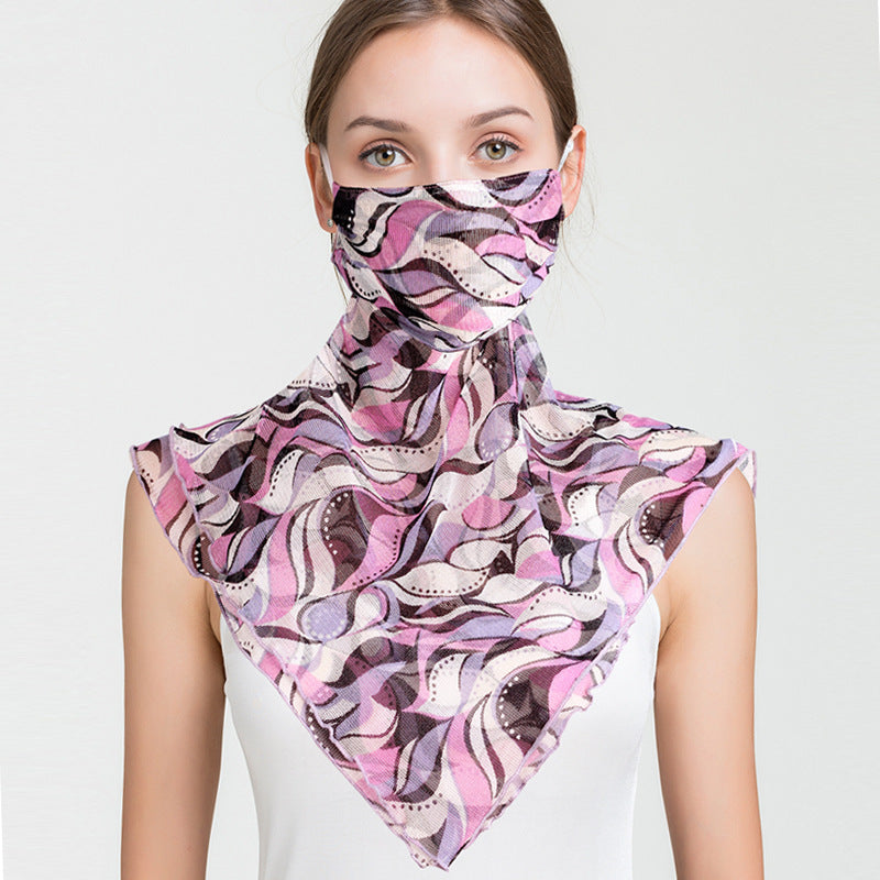 Thin shading neck scarf