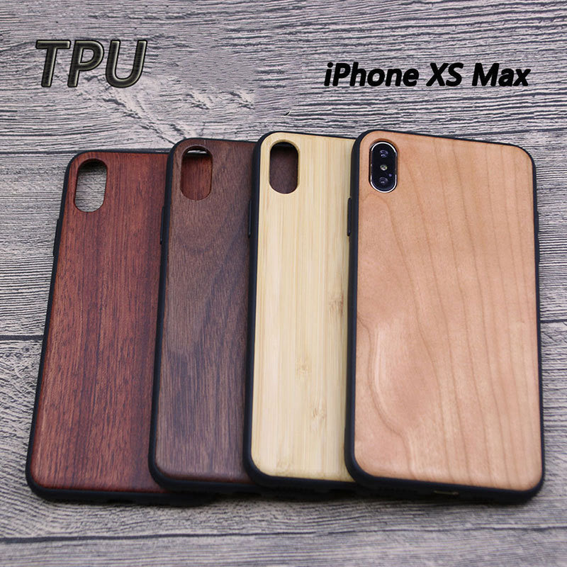 Solid wood phone case