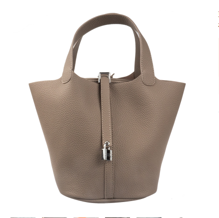 Camel and Sheep Girl Bag Handbag 2020 New European and American Fashion Basket Bag Litchi Simple Barrel Bag