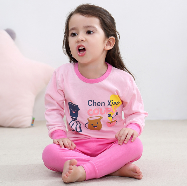 Children's Qiuyi Qiuku cotton suit boys spring and autumn girls bottoming long-sleeved baby thermal underwear pajamas