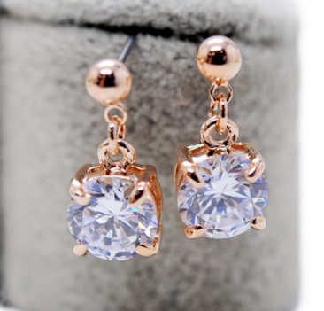 Subtle Solitaire Drop Studs