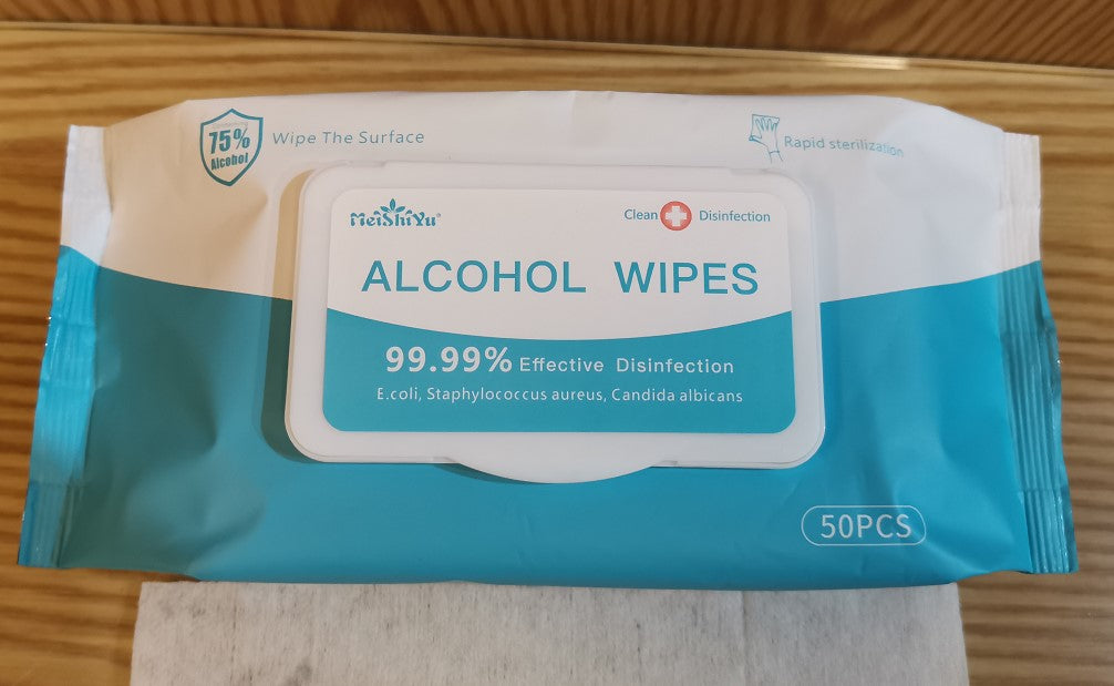 50PCS Alcohol Wipes Disinfection