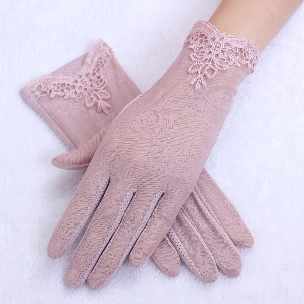 Women's Thin Driving Sun Gloves