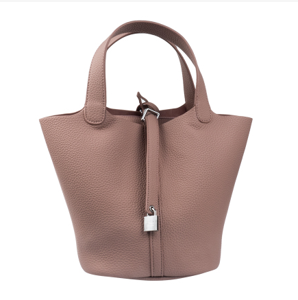 Camel and Sheep Girl Bag Handbag 2020 New European and American Fashion Basket Bag Litchi Simple Barrel Bag