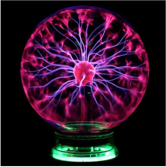 Plasma lightning ball electronic magic light electrostatic induction ball magic ball with music 4 inch | 5 inch | 6 inch