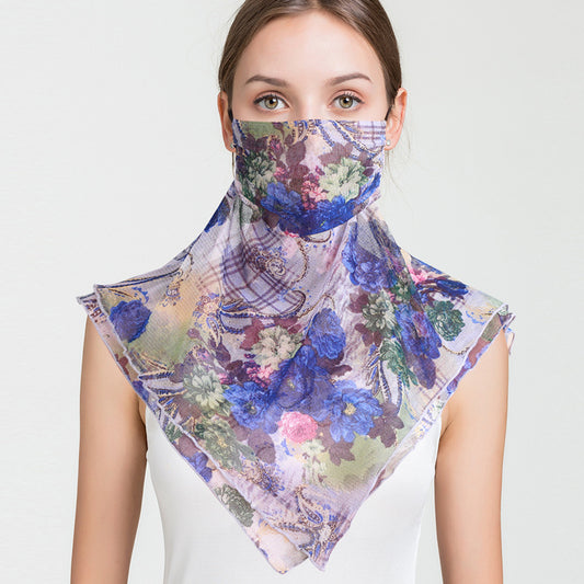 Thin shading neck scarf