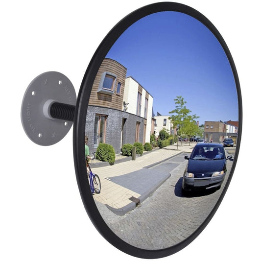 black interior convex mirror acrylic 30cm