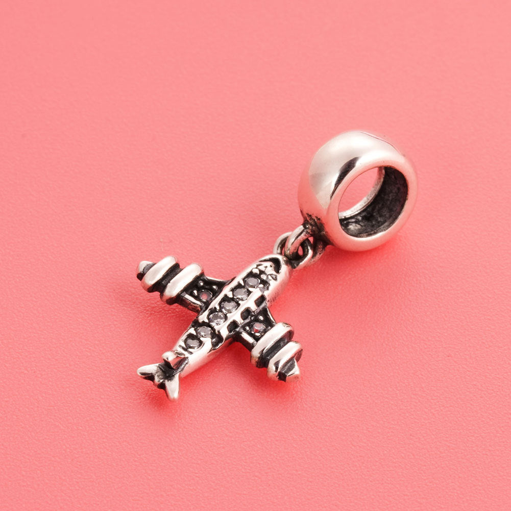 Ladies Bracelet Zircon Plane Pendant