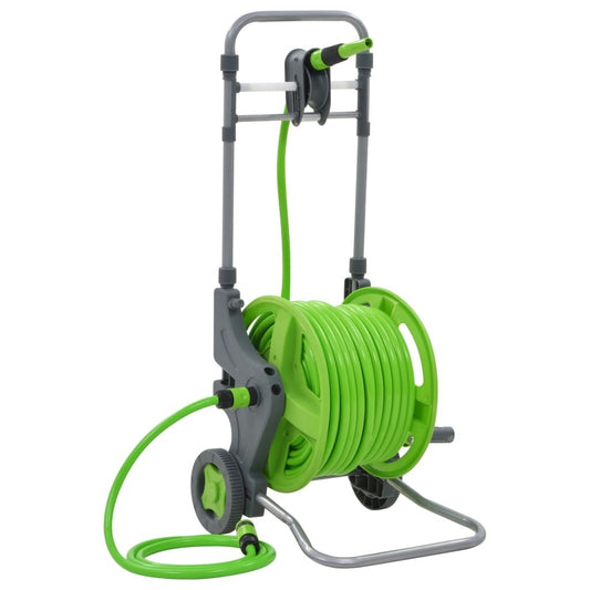 Hose reel with wheels 45 + 2 m