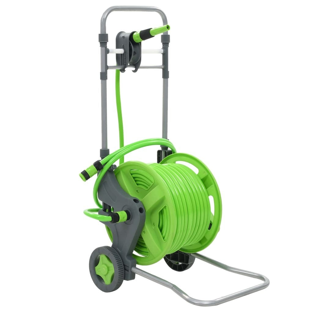 Hose reel with wheels 45 + 2 m