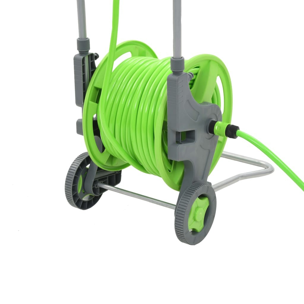 Hose reel with wheels 45 + 2 m