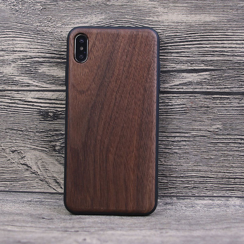 Solid wood phone case