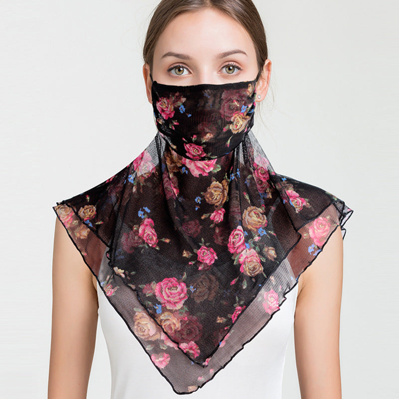 Thin shading neck scarf