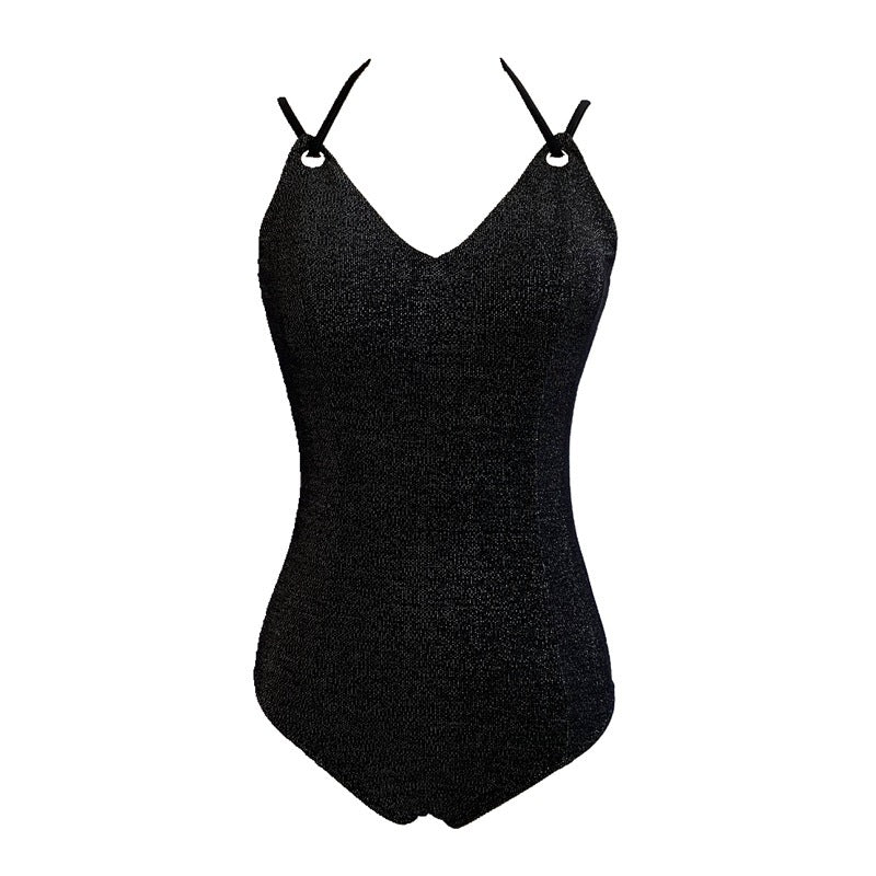 Halter one-piece swimsuit