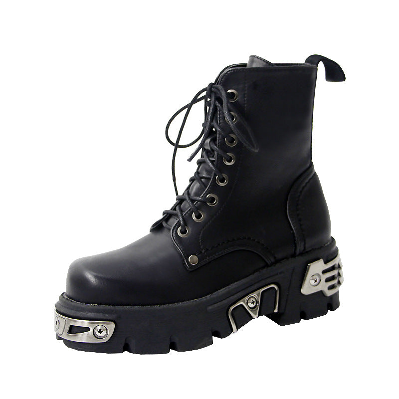 Women's motorcycle boots short Martin boots