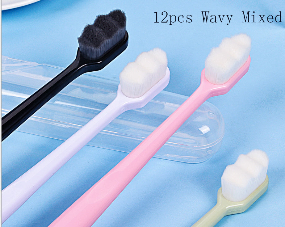 Flat Toothbrushes for Household Use