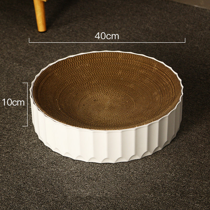 Corrugated Cat Litter Cat Scratcher Round Claw Grinder