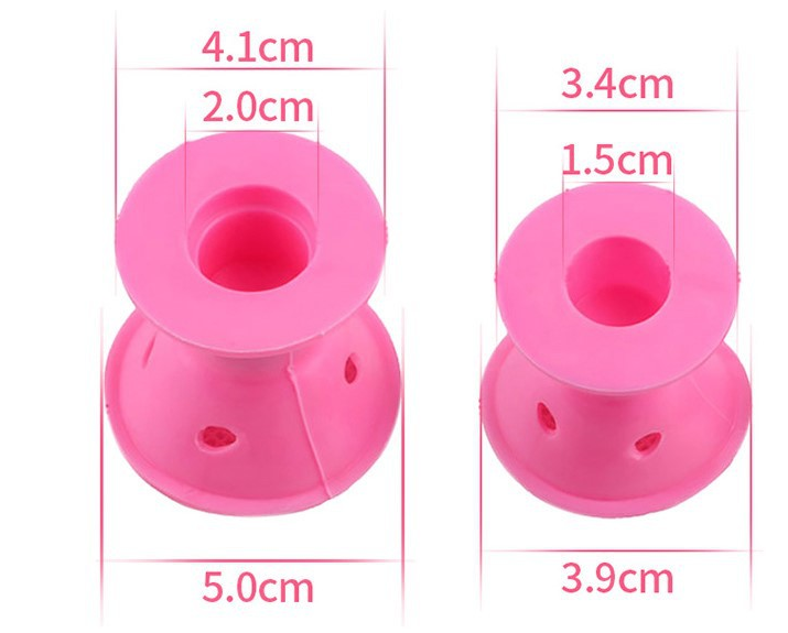 Soft Rubber Magic Hair Care Rollers Silicone Hair Curlers No Heat Hair Styling Tool