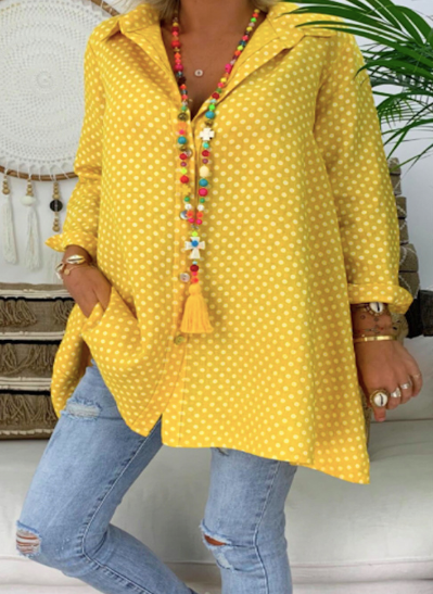 Beautiful Loose Long-Sleeved Blouse