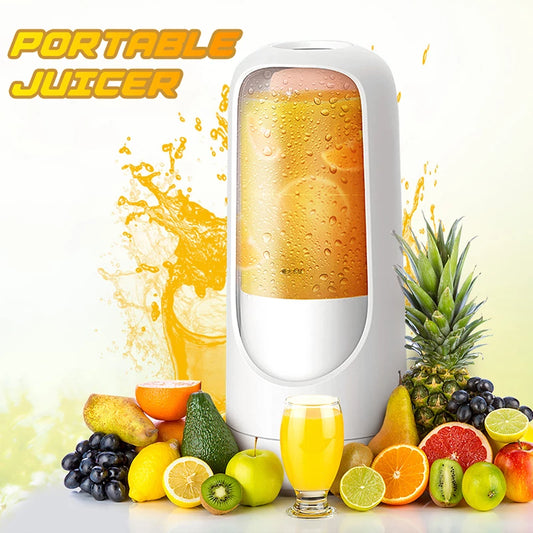 Portable Wireless Electric Juicer Household Mini Multifunctional Crushed Ice Squeezed Juicer Milkshake Mixer Sport Juier Cup