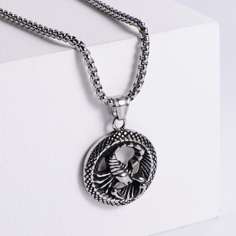 Stainless Steel 12 Constellation Pendant Necklace Aries