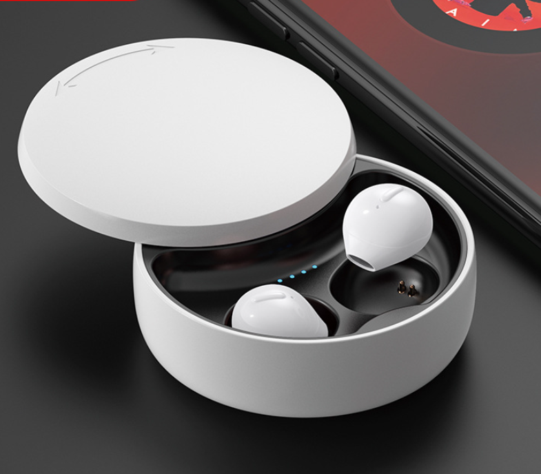 Mini Wireless Dual TWS Earphone X21S Hidden Small Bluetooth Invisible Earbud 3 Hours Music Play With Charging Case