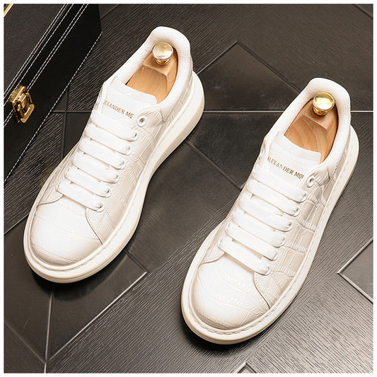 Men's Shoes With Inner Heightening Platform Platform Shoes