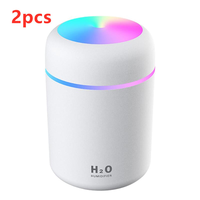 Portable USB Car Air Purifying Humidifier Colorful Cup Aroma Diffuser Cool Mist Maker Humidifier Purifier With Light For Car Home