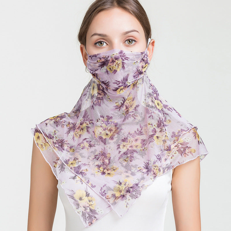 Thin shading neck scarf