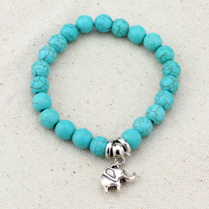 Boho Vintage Turquoises Bracelet Fashion Jewelry