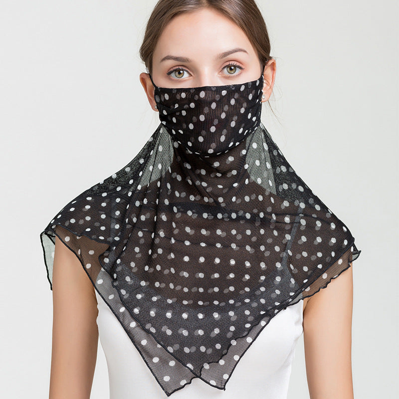 Thin shading neck scarf