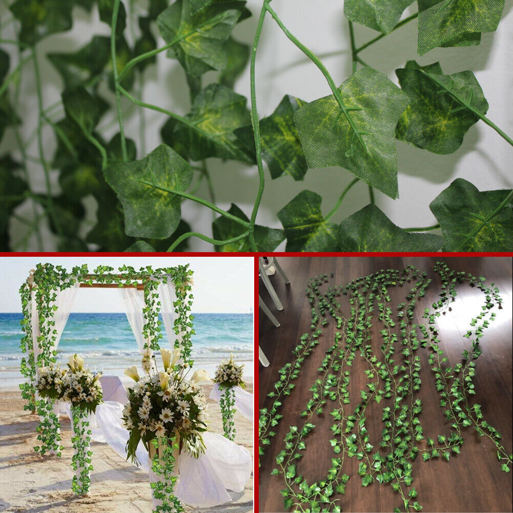 Artificial Ivy Leaf Plants Fake Hanging Garland Plants Vine Home Floral Decor