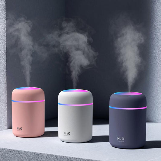 Portable USB Car Air Purifying Humidifier Colorful Cup Aroma Diffuser Cool Mist Maker Humidifier Purifier With Light For Car Home