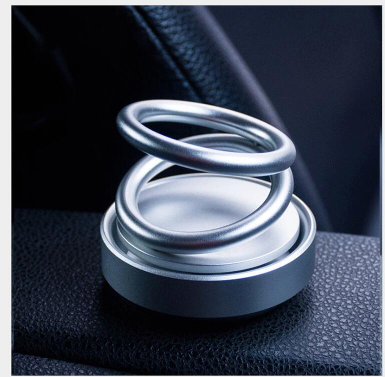 Solar Auto Rotation Car Air Freshener Perfume Seat