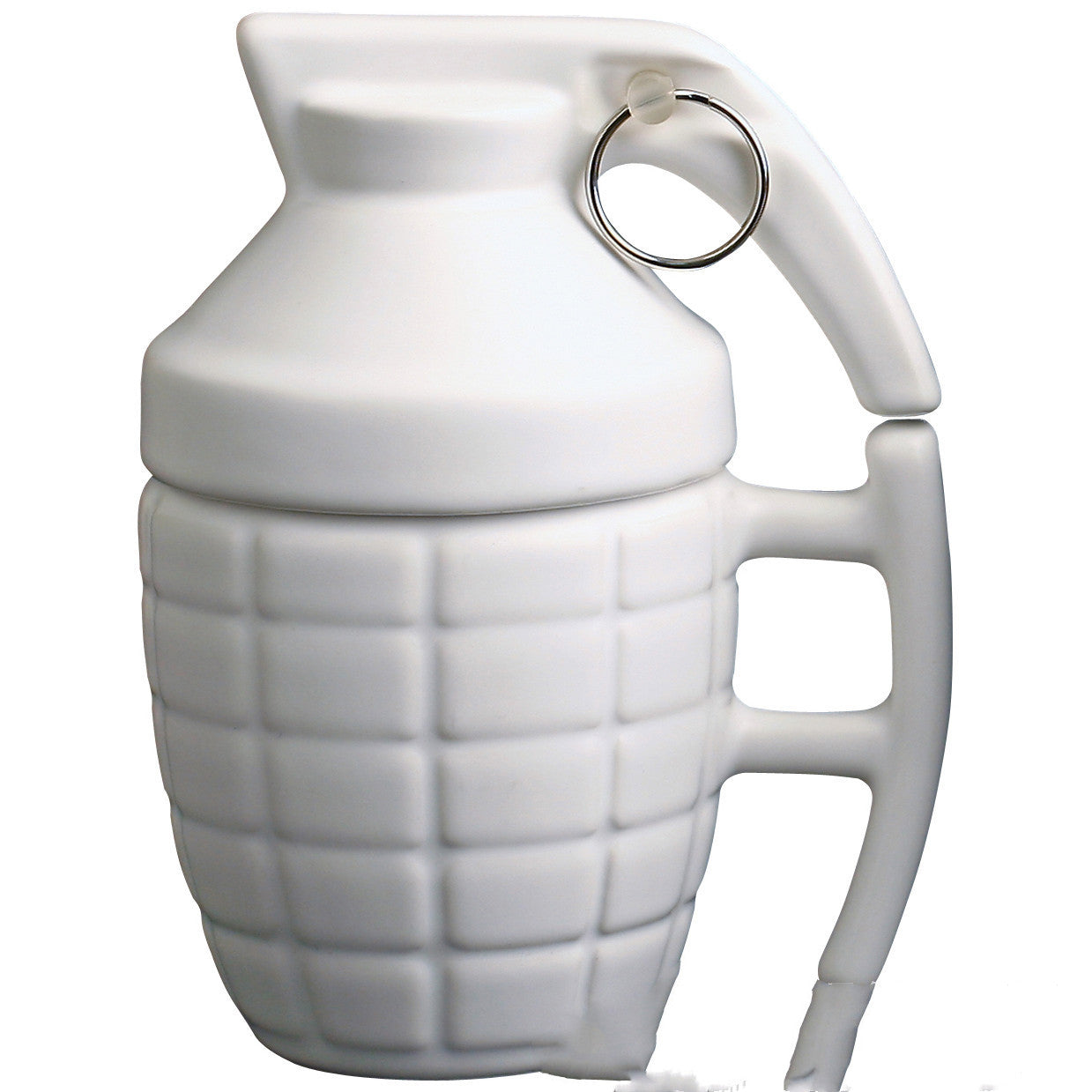 New Style Grenade Ceramic Mug With Lid Military Grenade Weapon Shape Coffee Mug