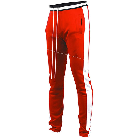 Men's casual colorblock track pants