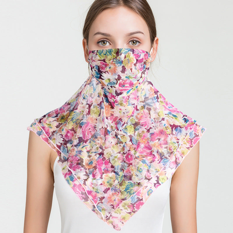 Thin shading neck scarf