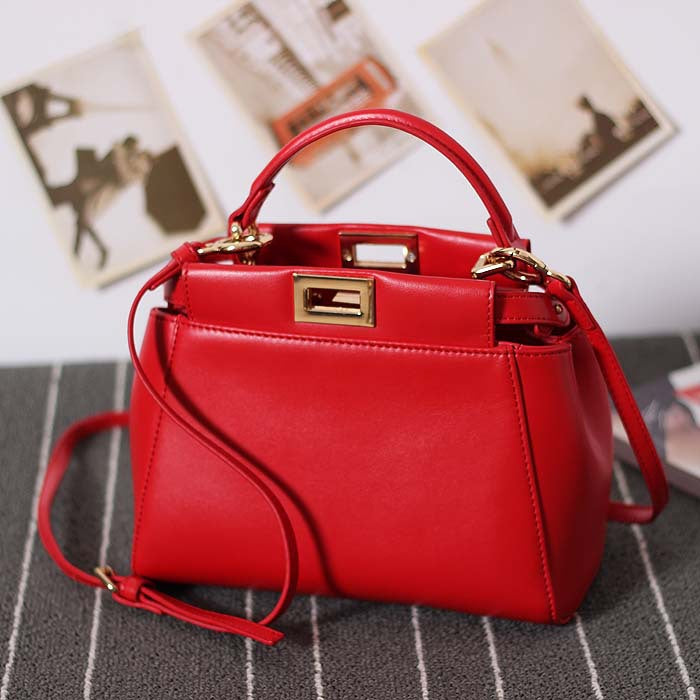 Kitty bag leather handbag Mini Handbag portable shoulder diagonal bags of western style fashion handbags